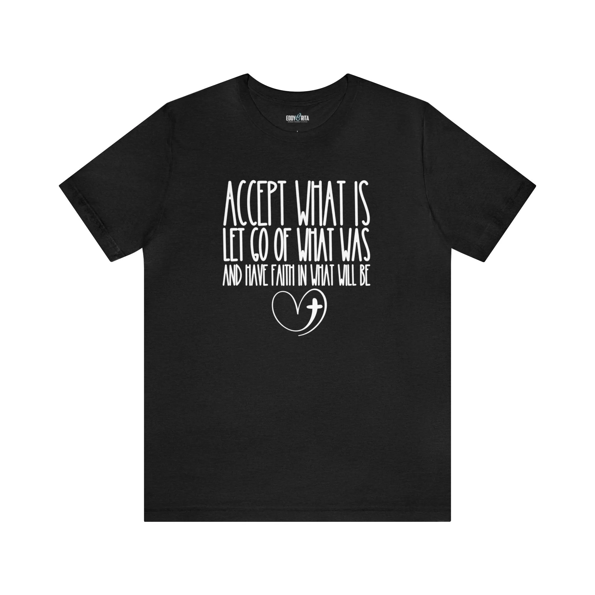 Accept, Let Go, Have Faith Women's Bella Canvas Tee: Inspirational Comfort with Stylish Ease