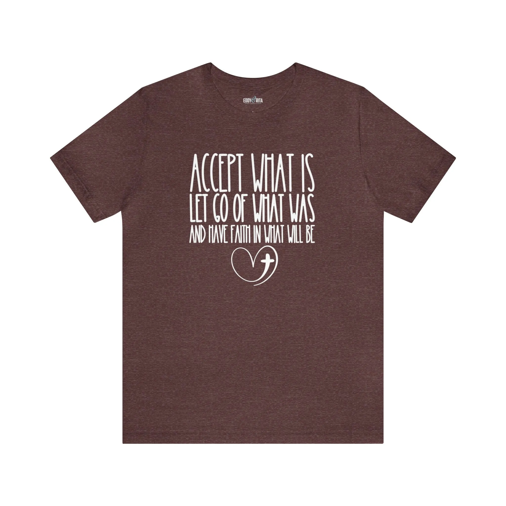 Accept, Let Go, Have Faith Women's Bella Canvas Tee: Inspirational Comfort with Stylish Ease