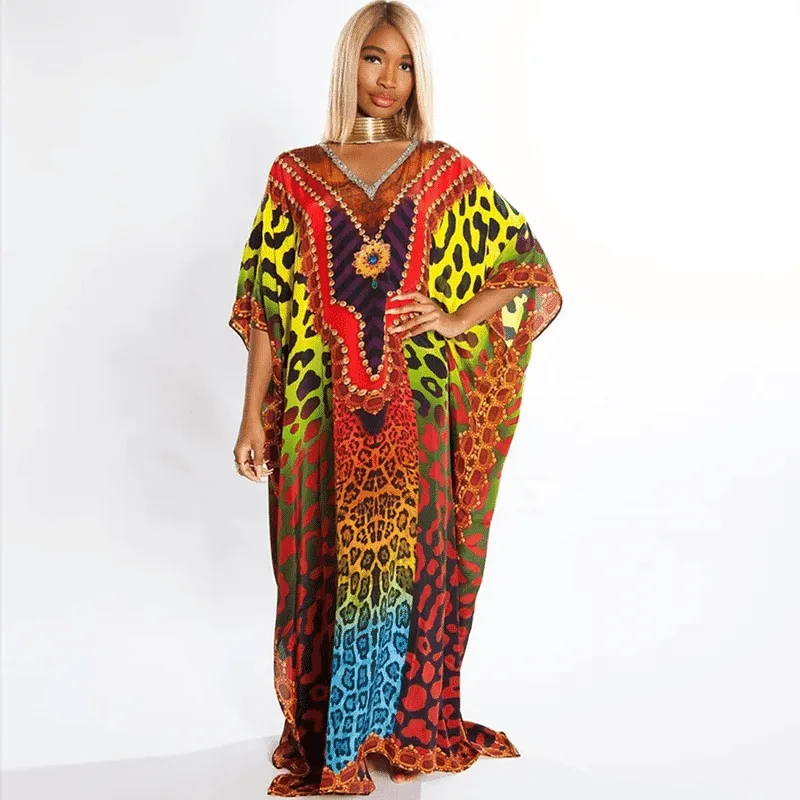 African Maxi Beach Dress