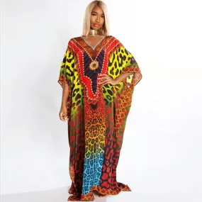 African Maxi Beach Dress
