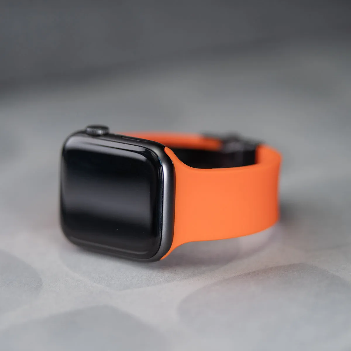 Apple Watch Custom Fit Silicone Watch Band - Portland Orange/Gray