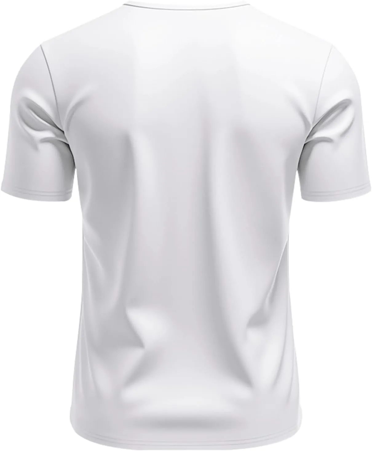 Athletic Shirts for Men Short Sleeve V Neck Basic Shirt Summer Quick Dry Casual Comfy Running Workout Pullover Tops