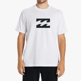 Billabong Mens Team Wave Short Sleeve Tee White