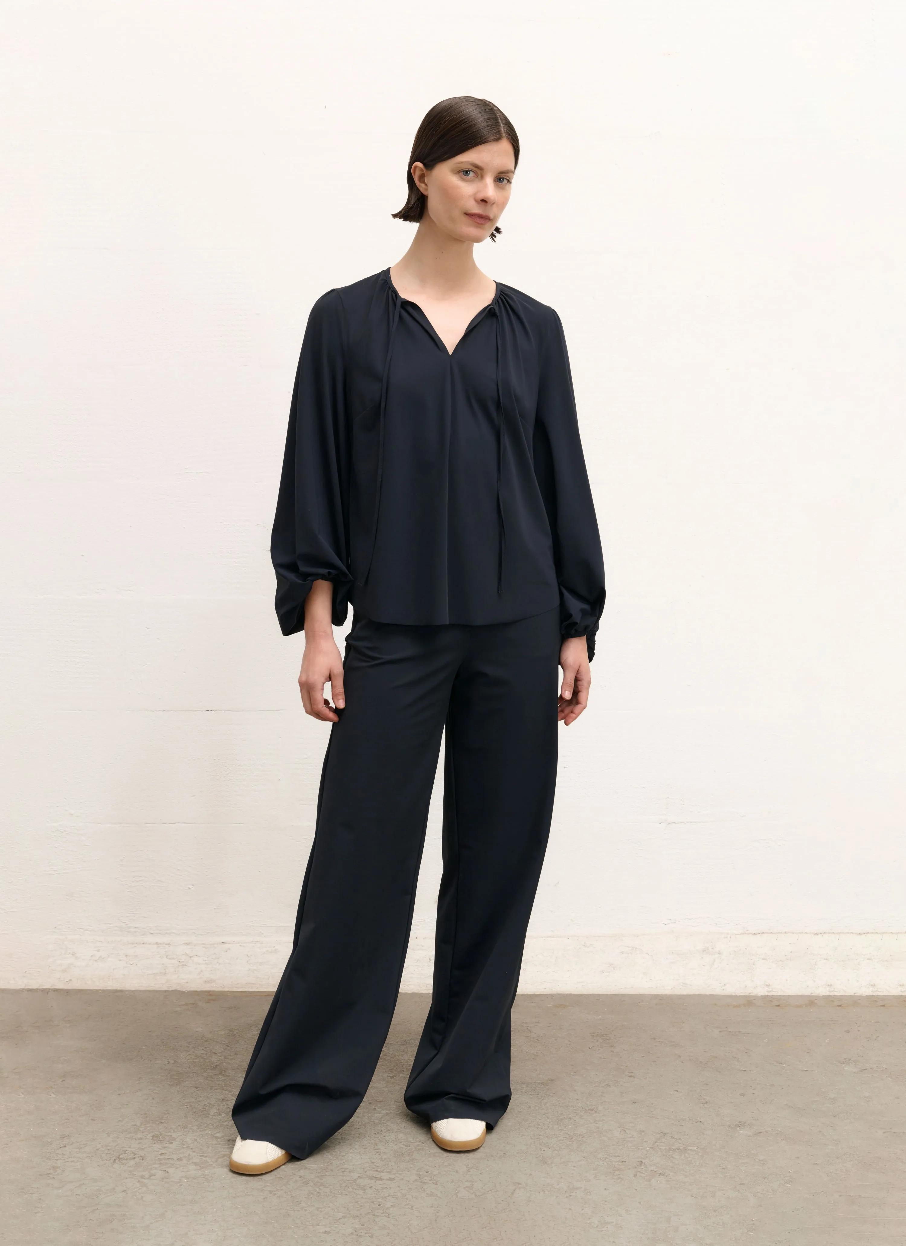 Blouse | Light Travel | Ramika | Black-Blue