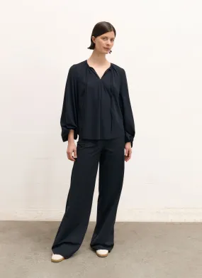 Blouse | Light Travel | Ramika | Black-Blue