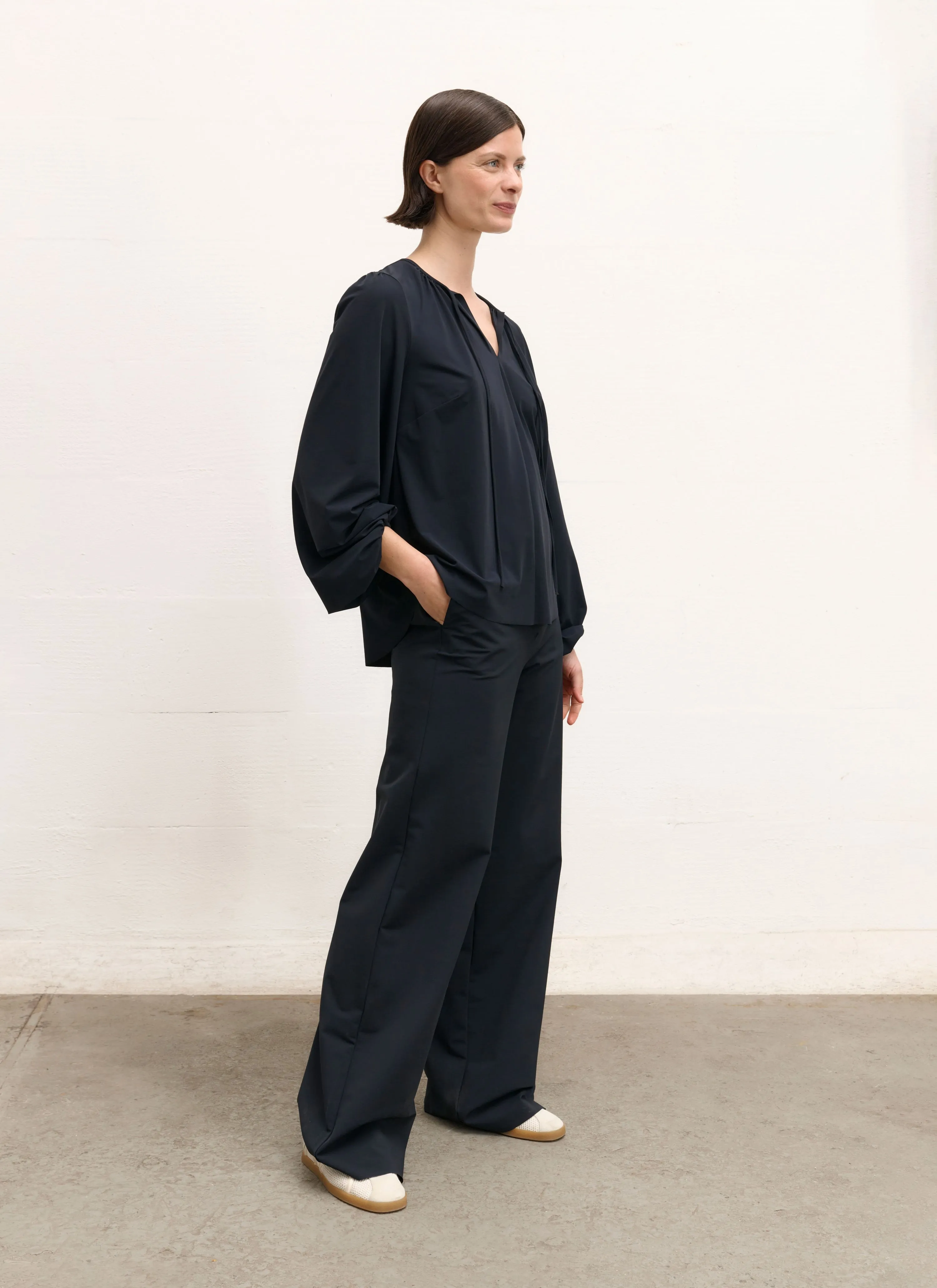 Blouse | Light Travel | Ramika | Black-Blue