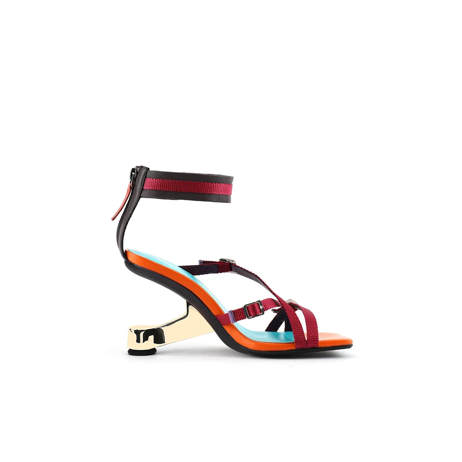 Boho Stage Ankle Strap Mules