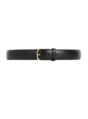 Bold Trouser Belt - Black