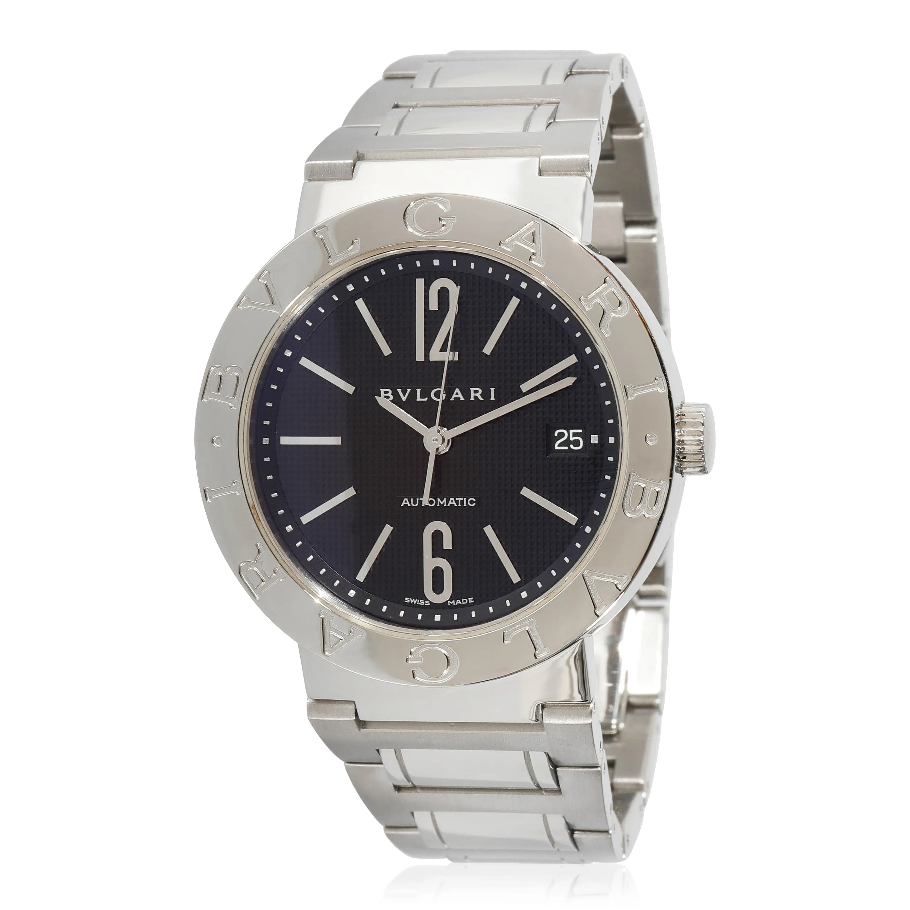 BVLGARI Bvlgari/Bvlgari BB 38 SS Auto Mens Watch in  Stainless Steel