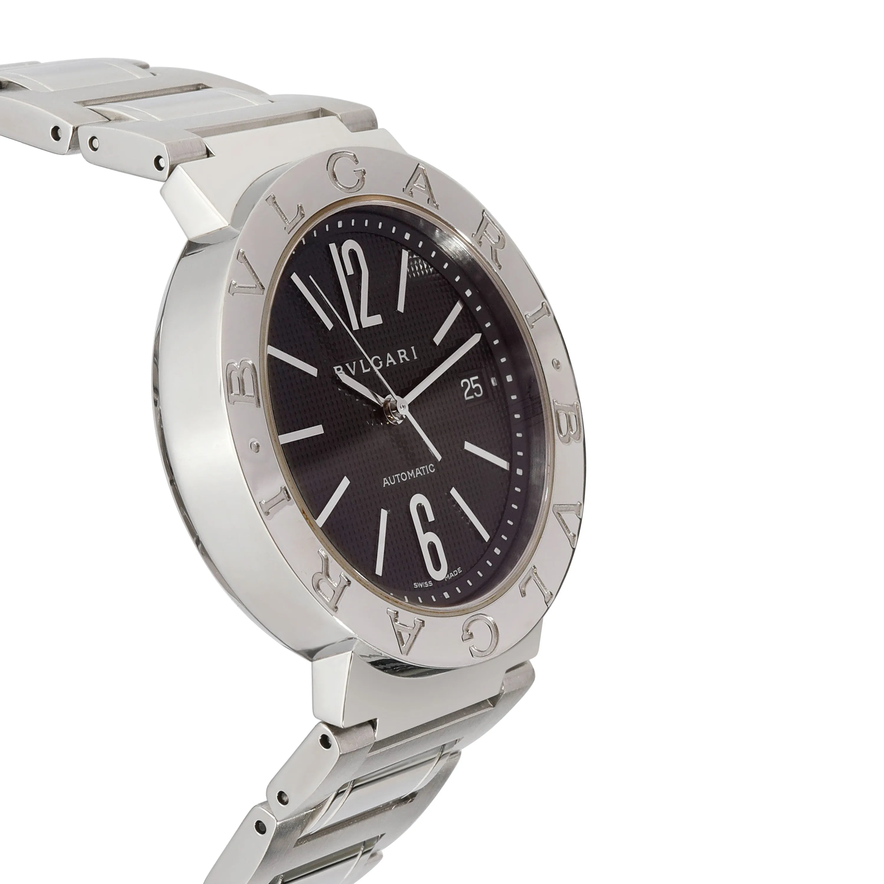 BVLGARI Bvlgari/Bvlgari BB 38 SS Auto Mens Watch in  Stainless Steel