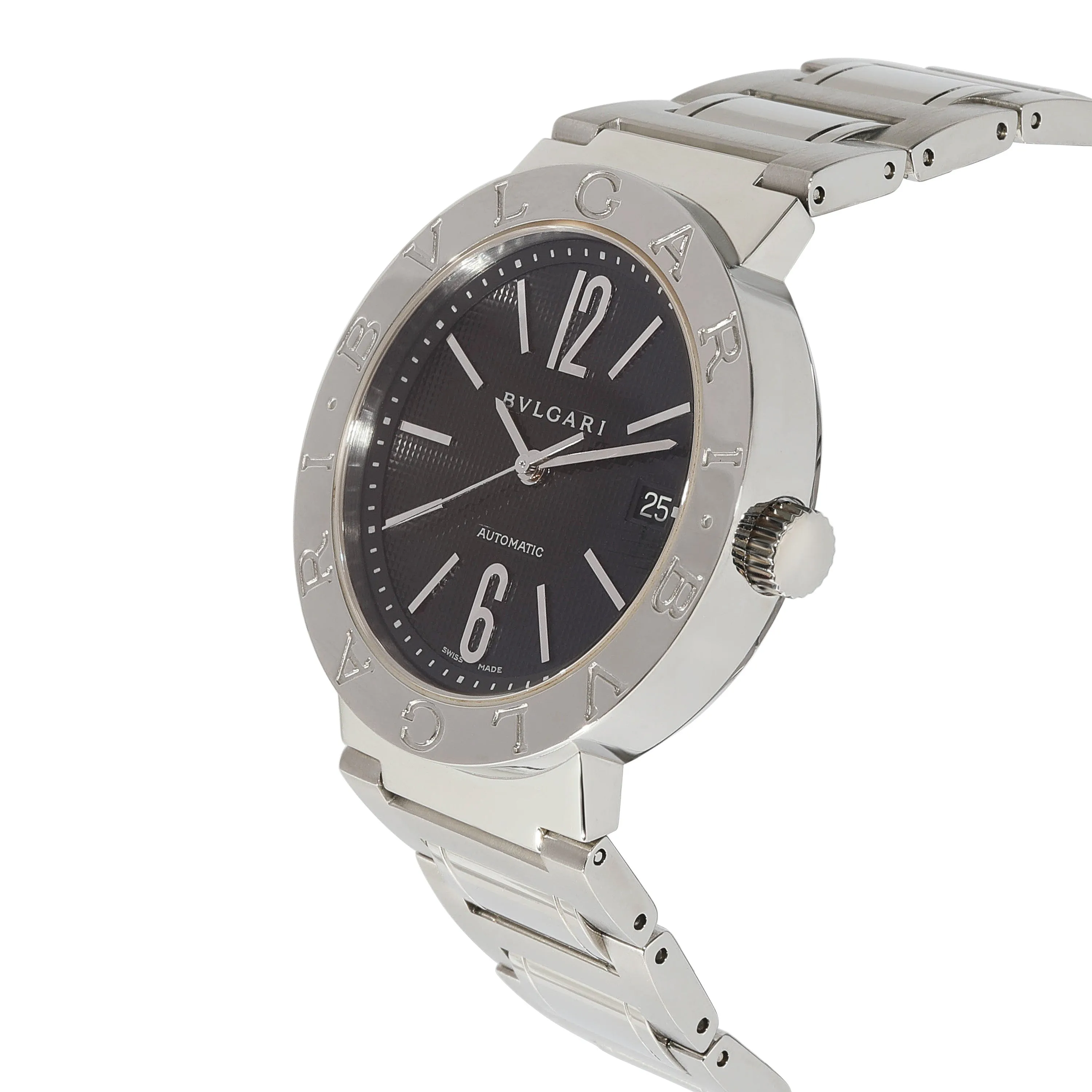 BVLGARI Bvlgari/Bvlgari BB 38 SS Auto Mens Watch in  Stainless Steel