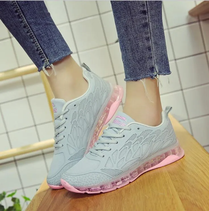Casual Fashion Crystal Bottom Solid Color Round Toe Sport Sneakers