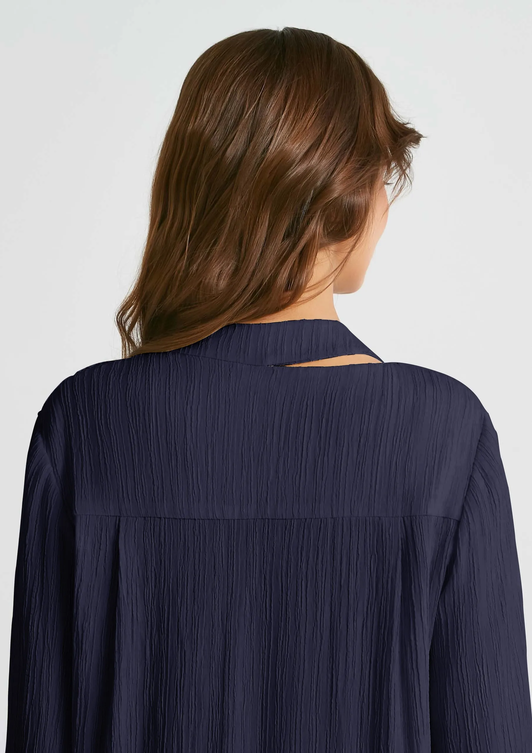 Chic Elegant Kaftan (Navy Blue)