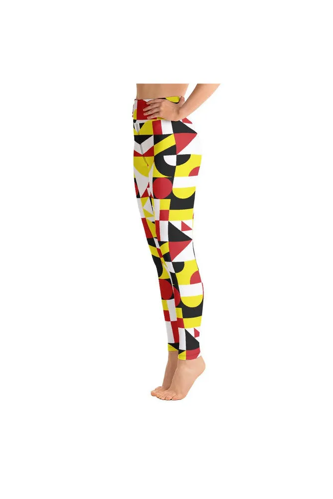 Color Collage Yoga Leggings