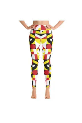 Color Collage Yoga Leggings