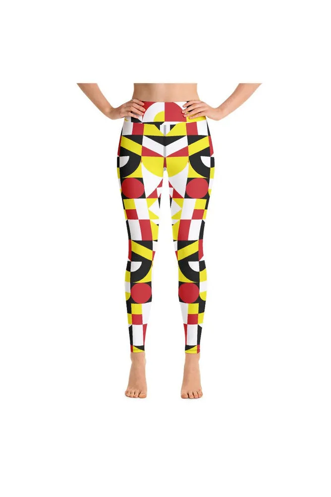 Color Collage Yoga Leggings