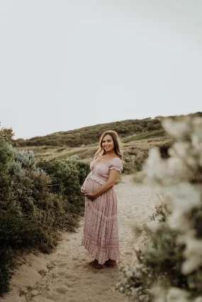 Coven & Co Bloom True Romance Gown - Maternity Photoshoot Dress - Baby Shower Dress
