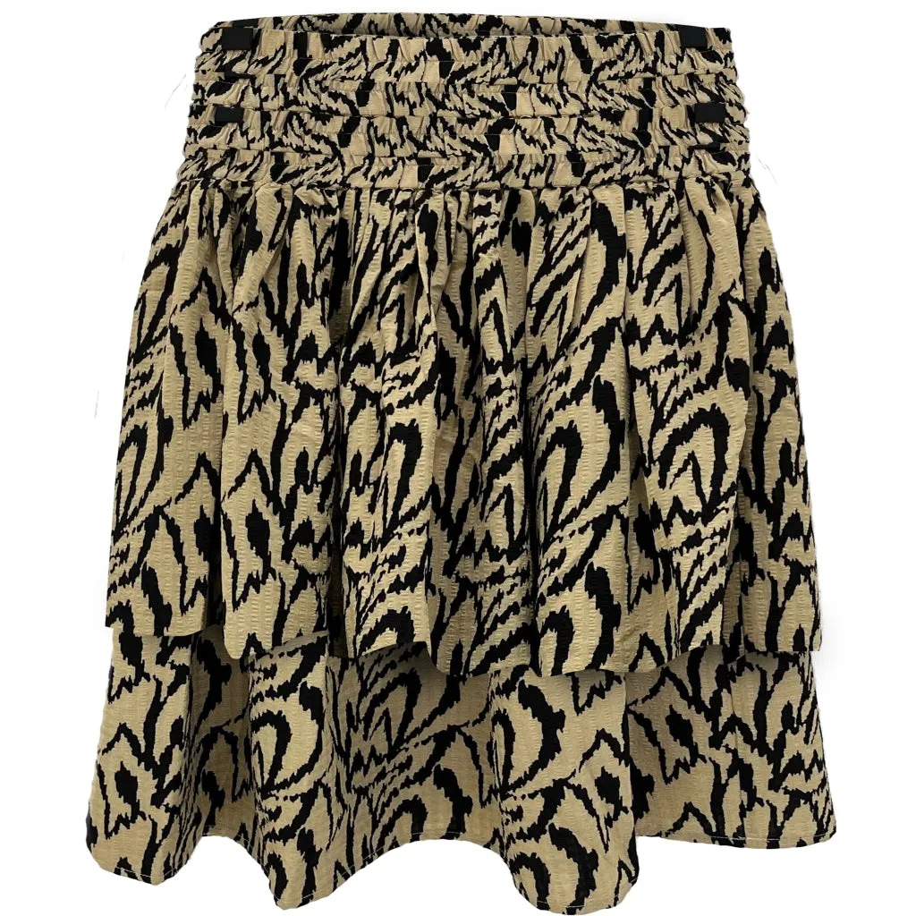 Daniela Short Skirt - Cuban Sand Print