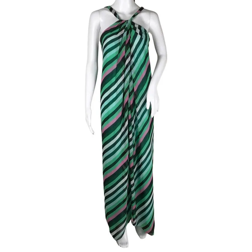 Diane Von Furstenberg Mod Stripe Gem Lilita Dress