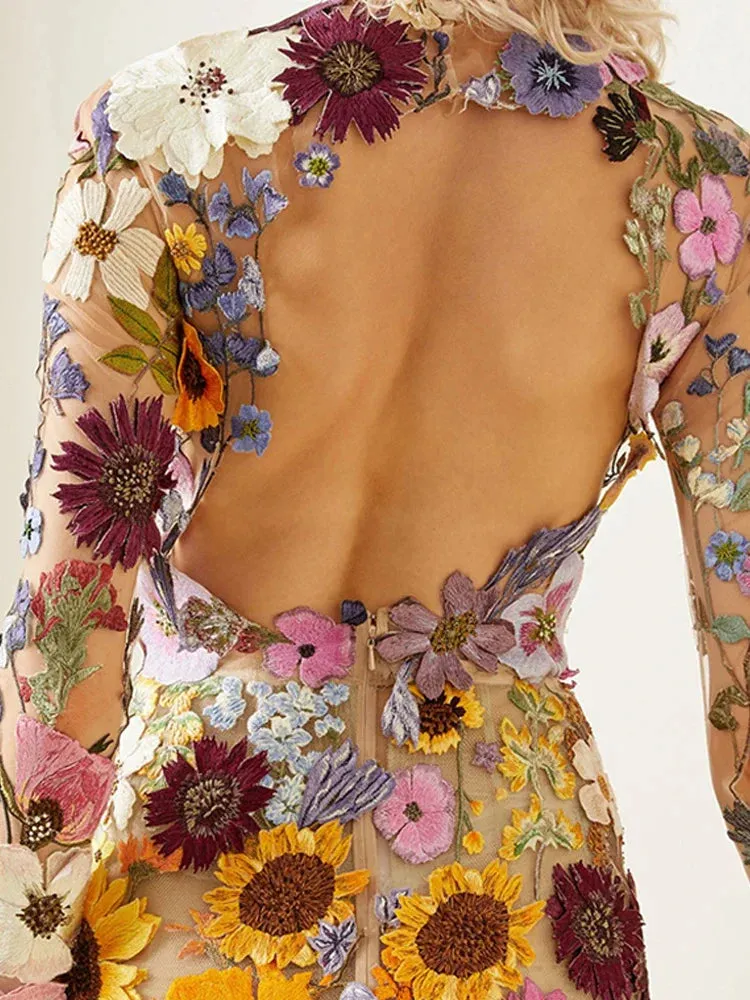 Elegant Floral Dress