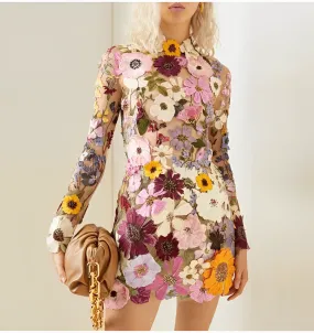 Elegant Floral Dress