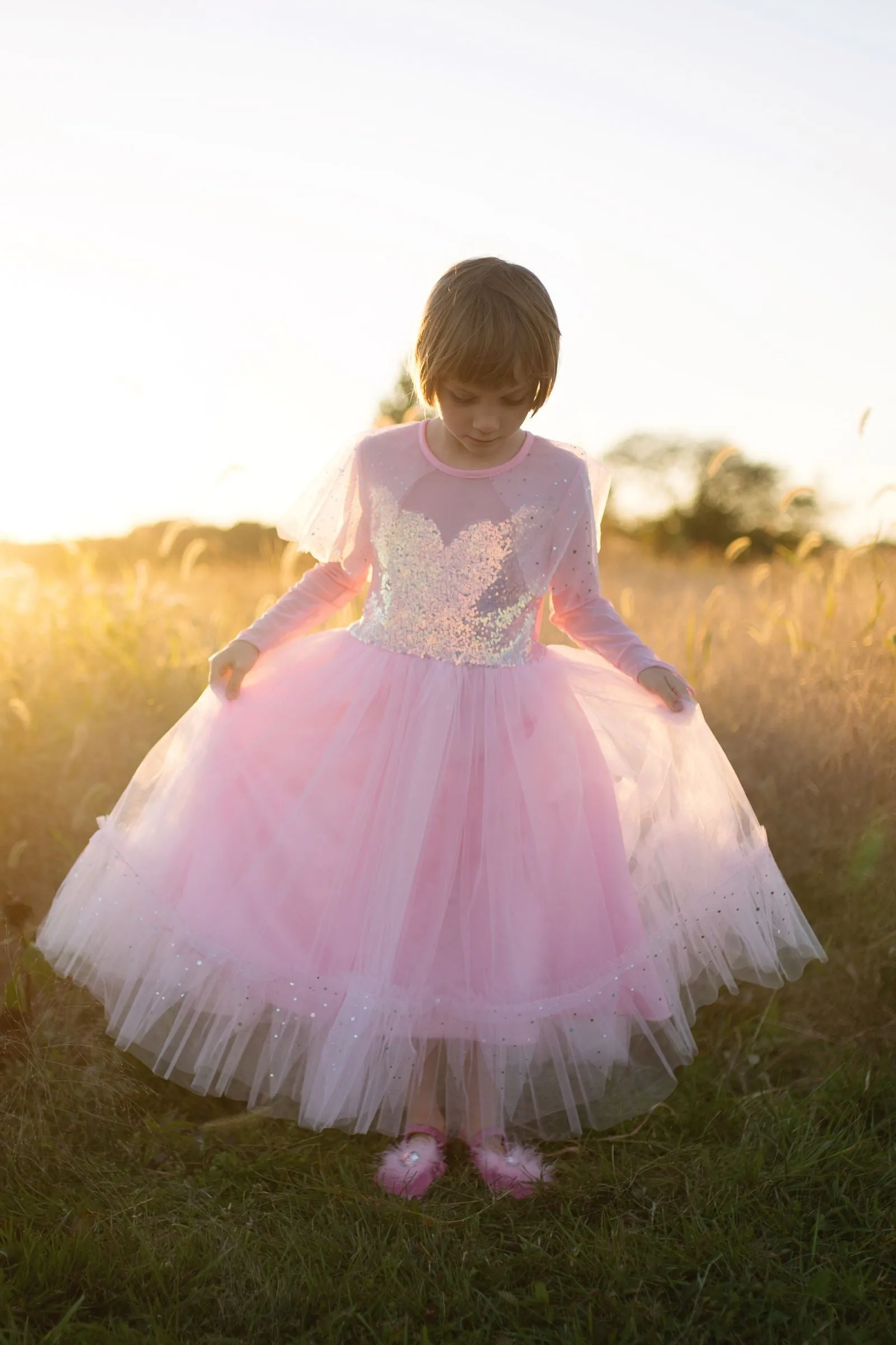 Elegant In Pink Dress