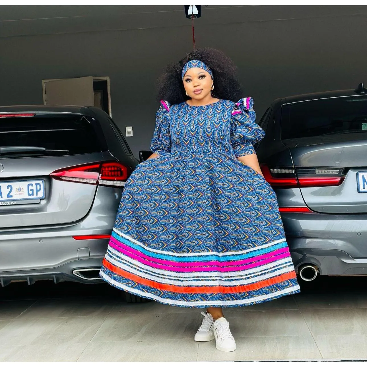 Elegant Traditional African Dress.