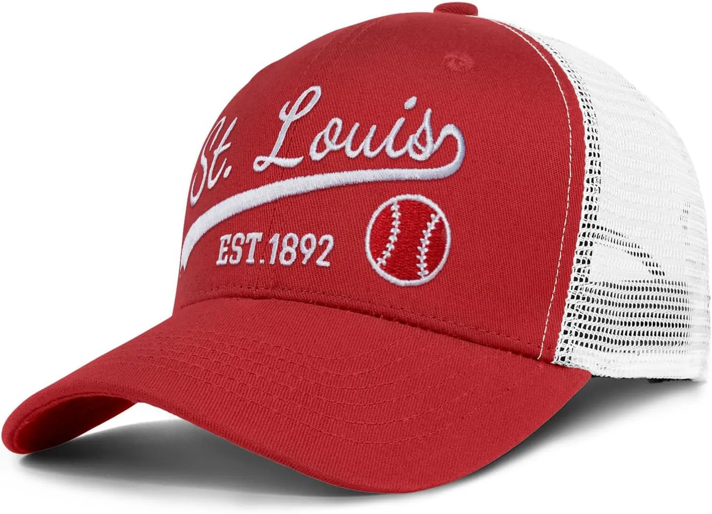 Embroidered City Trucker Hat for Men Women Mesh Unisex Baseball Cap