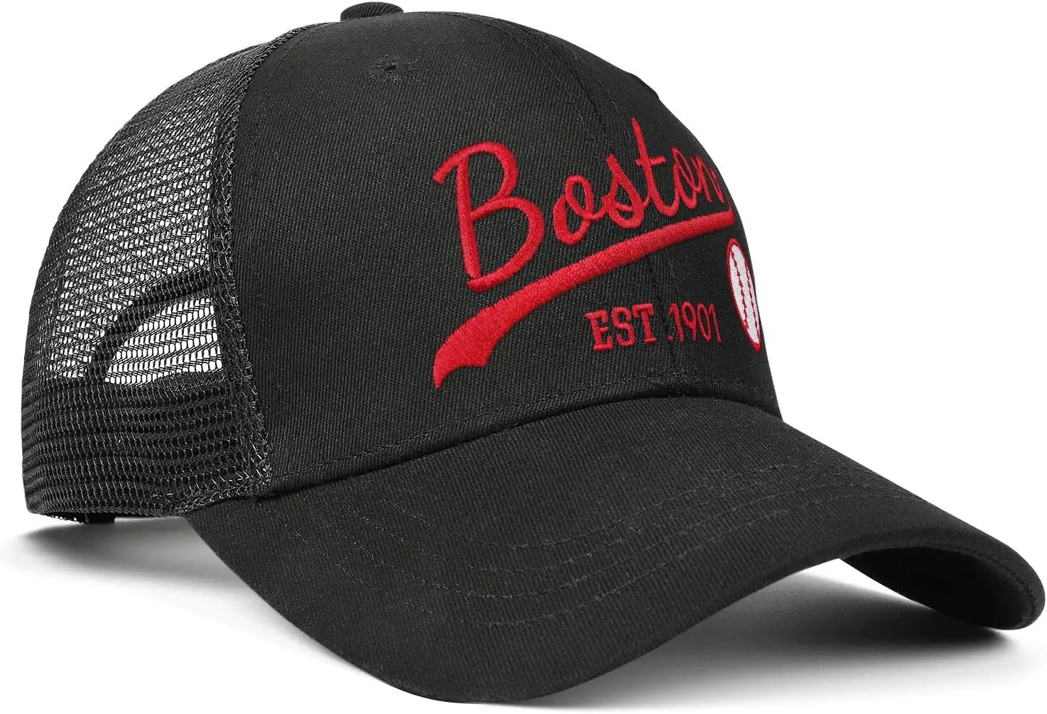 Embroidered City Trucker Hat for Men Women Mesh Unisex Baseball Cap