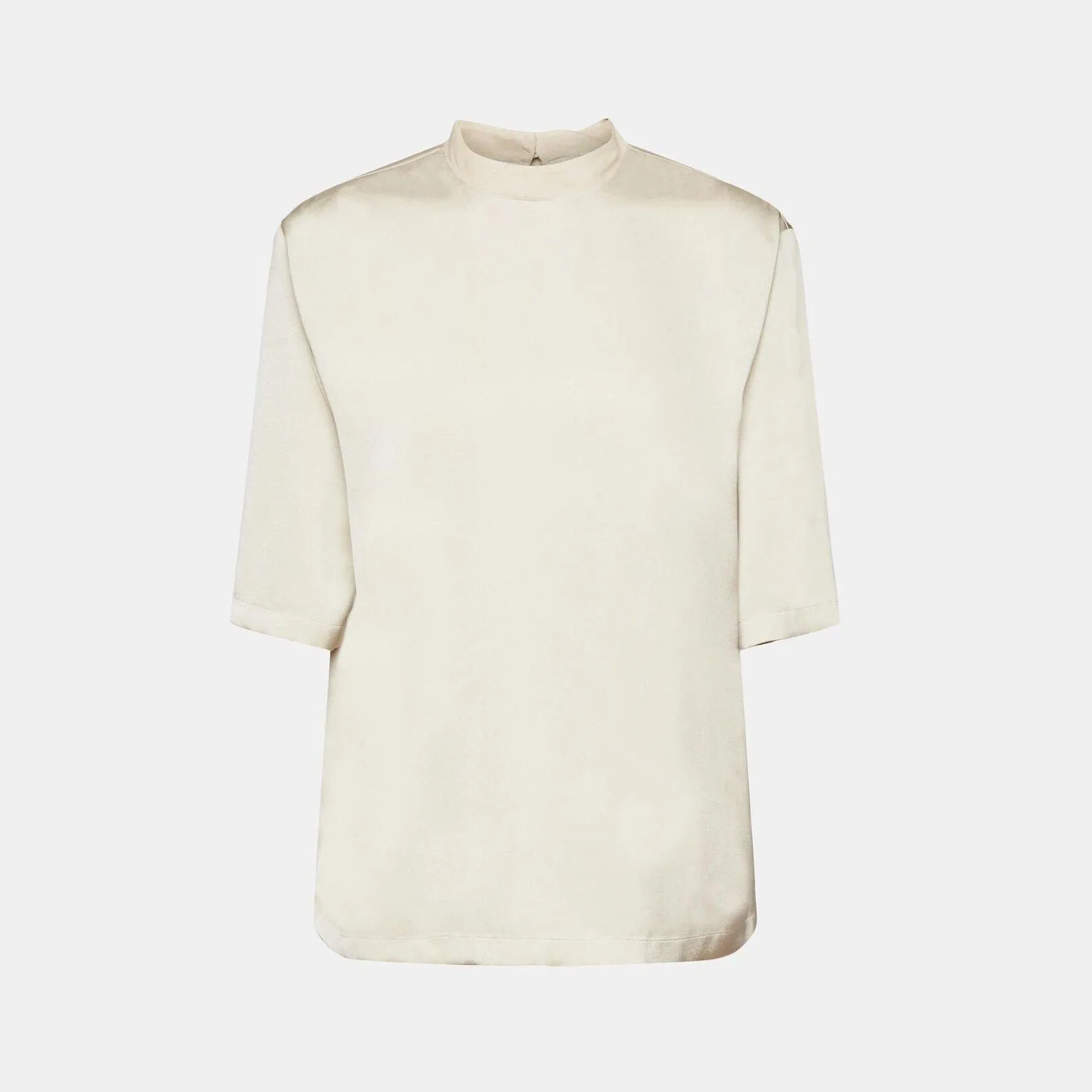 Esprit Satin blouse Light Taupe