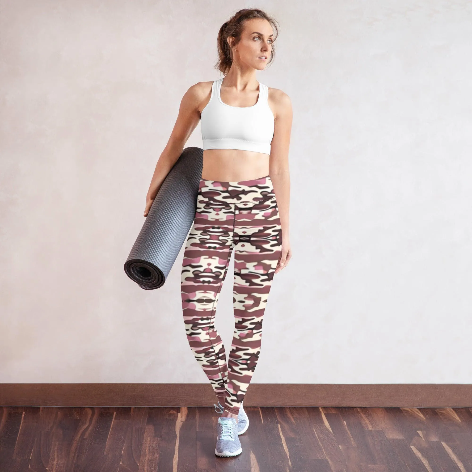 Fashionable Camouflage Yoga Leggings  |   Fitness Goals  & Comfortable