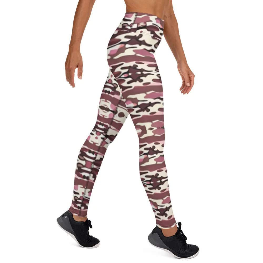Fashionable Camouflage Yoga Leggings  |   Fitness Goals  & Comfortable