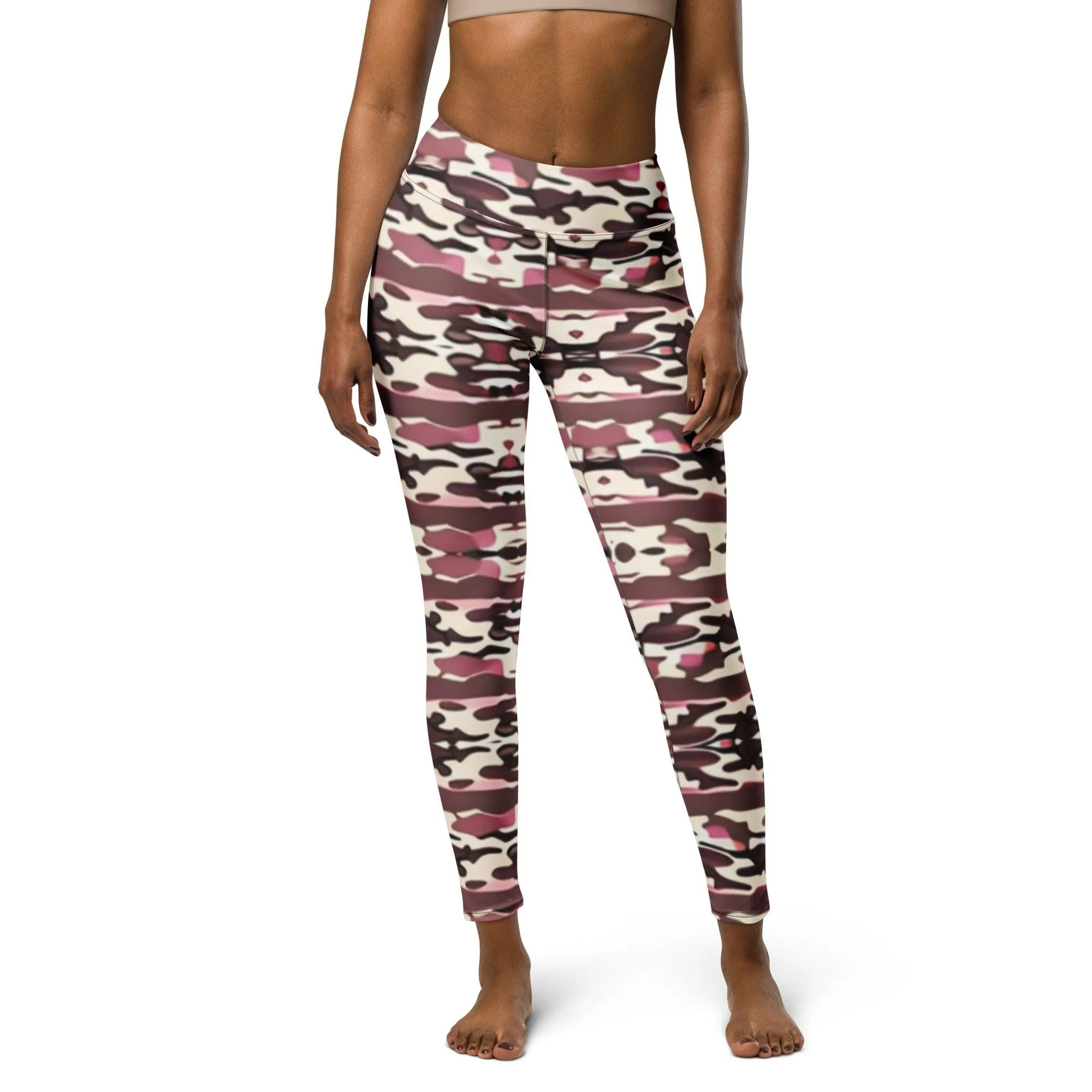 Fashionable Camouflage Yoga Leggings  |   Fitness Goals  & Comfortable