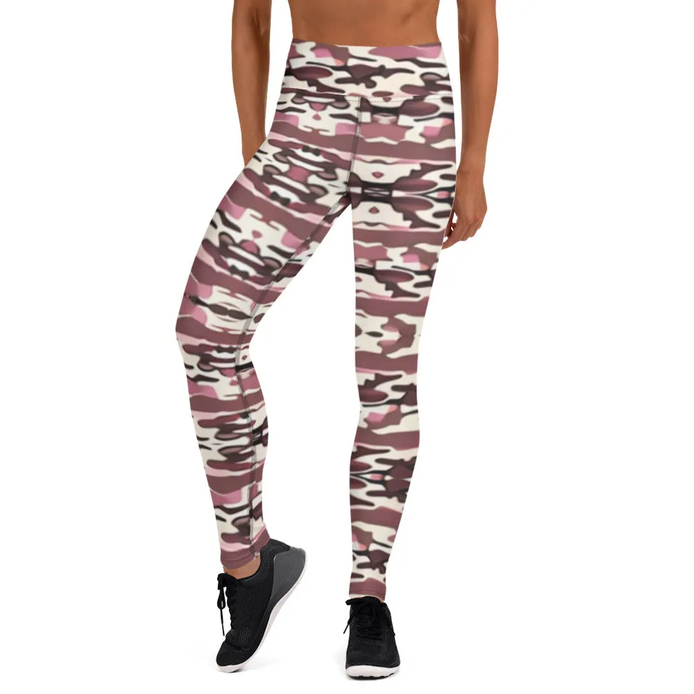 Fashionable Camouflage Yoga Leggings  |   Fitness Goals  & Comfortable