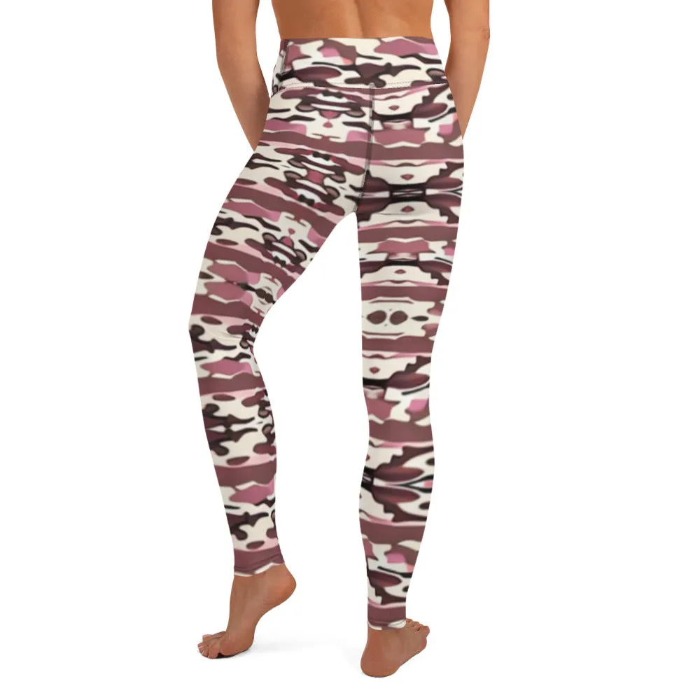 Fashionable Camouflage Yoga Leggings  |   Fitness Goals  & Comfortable