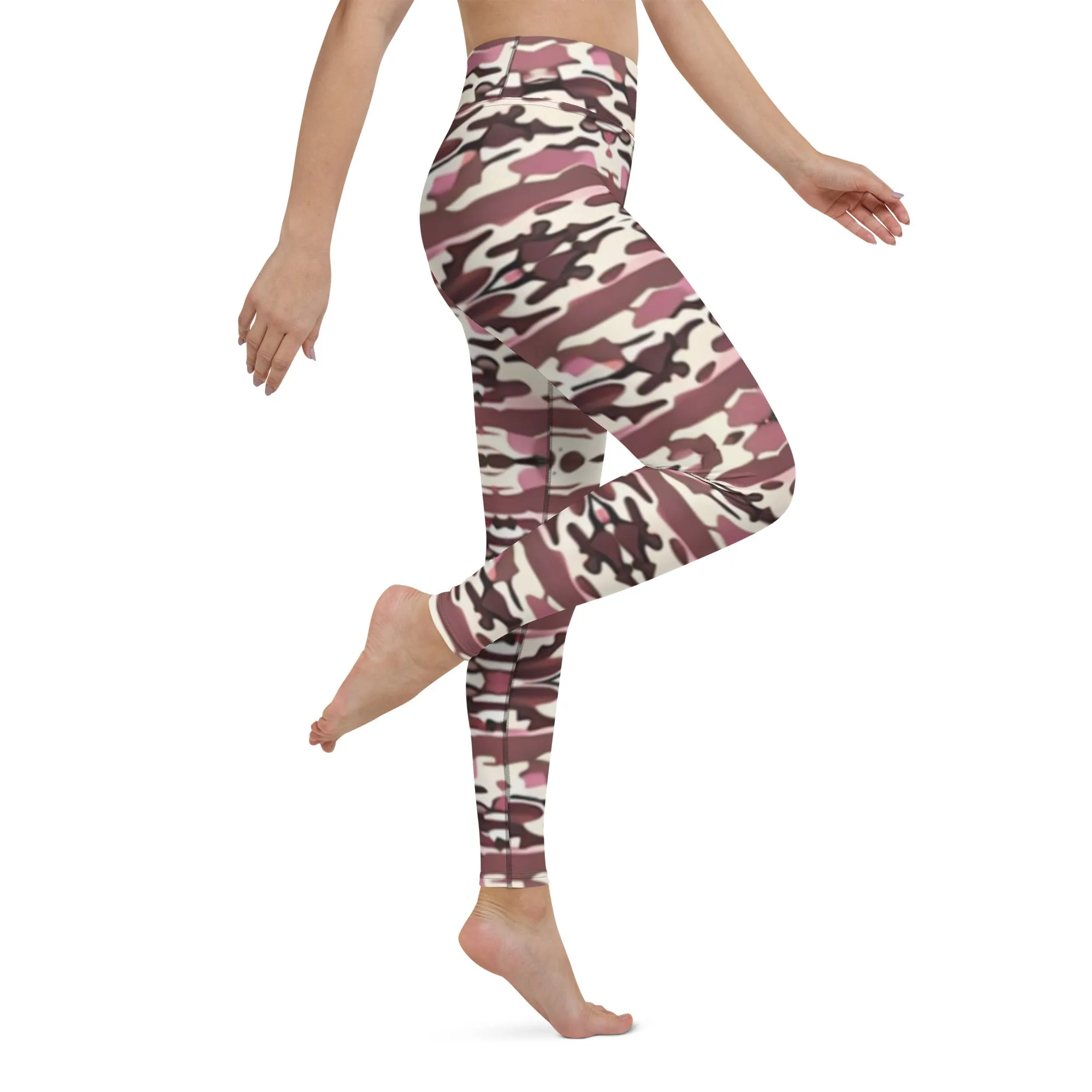 Fashionable Camouflage Yoga Leggings  |   Fitness Goals  & Comfortable