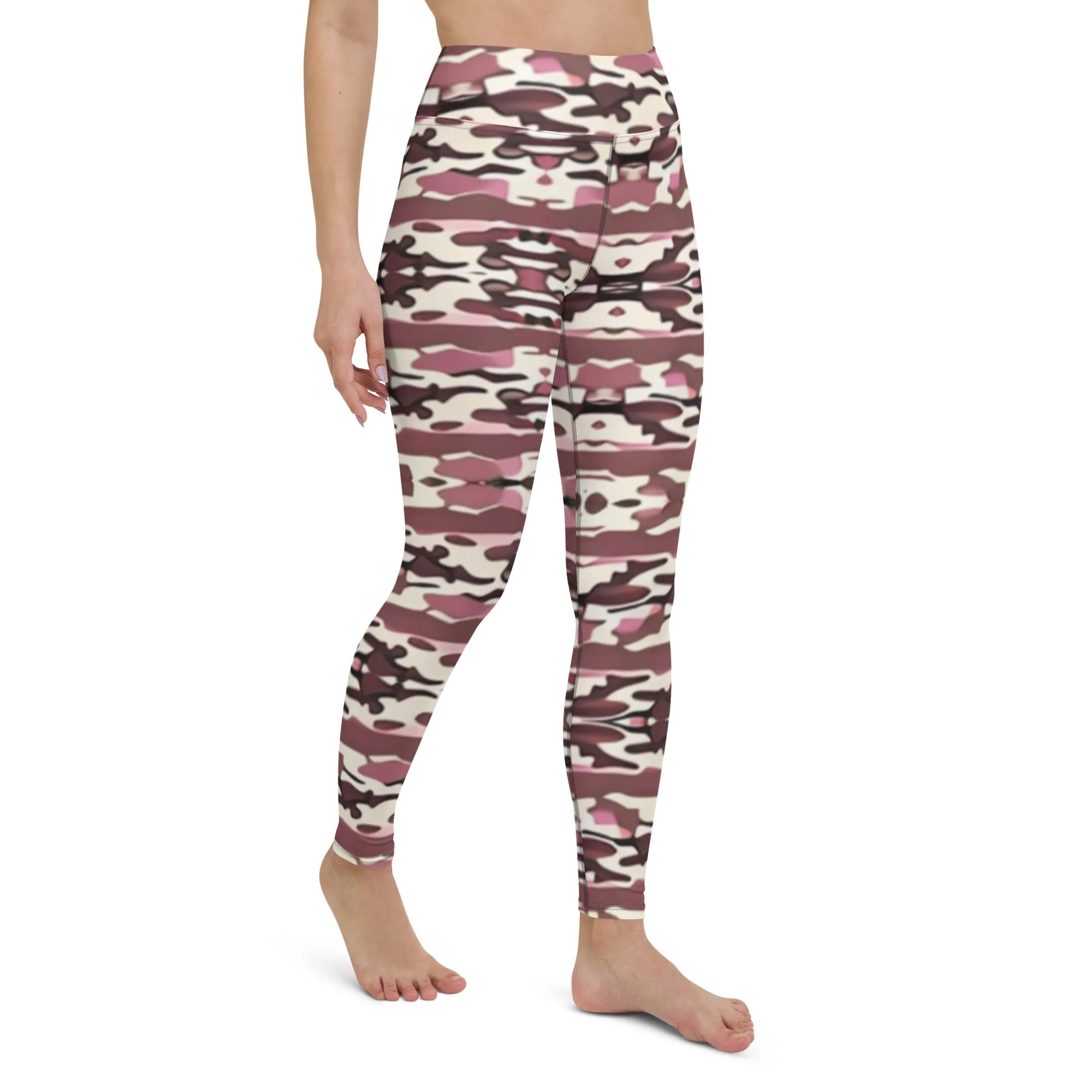Fashionable Camouflage Yoga Leggings  |   Fitness Goals  & Comfortable