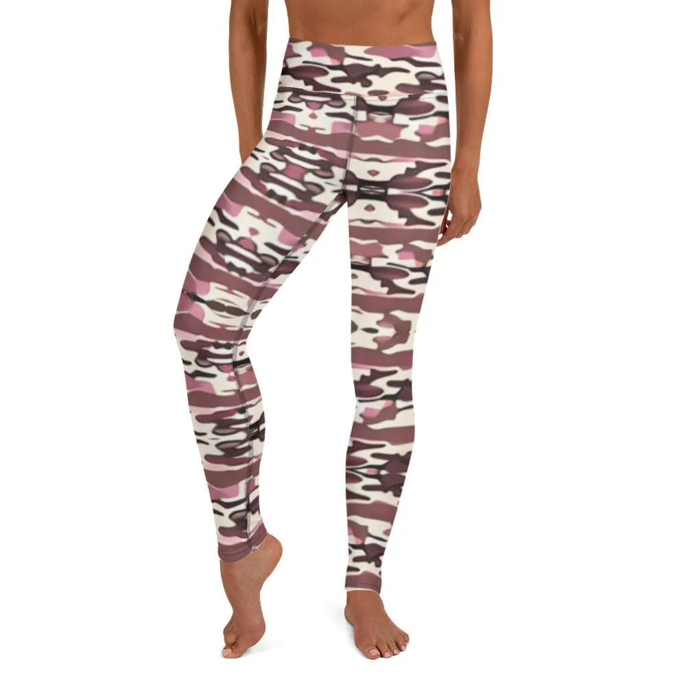 Fashionable Camouflage Yoga Leggings  |   Fitness Goals  & Comfortable