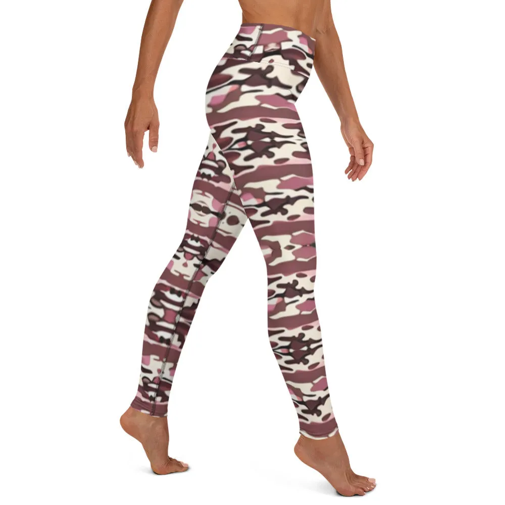 Fashionable Camouflage Yoga Leggings  |   Fitness Goals  & Comfortable