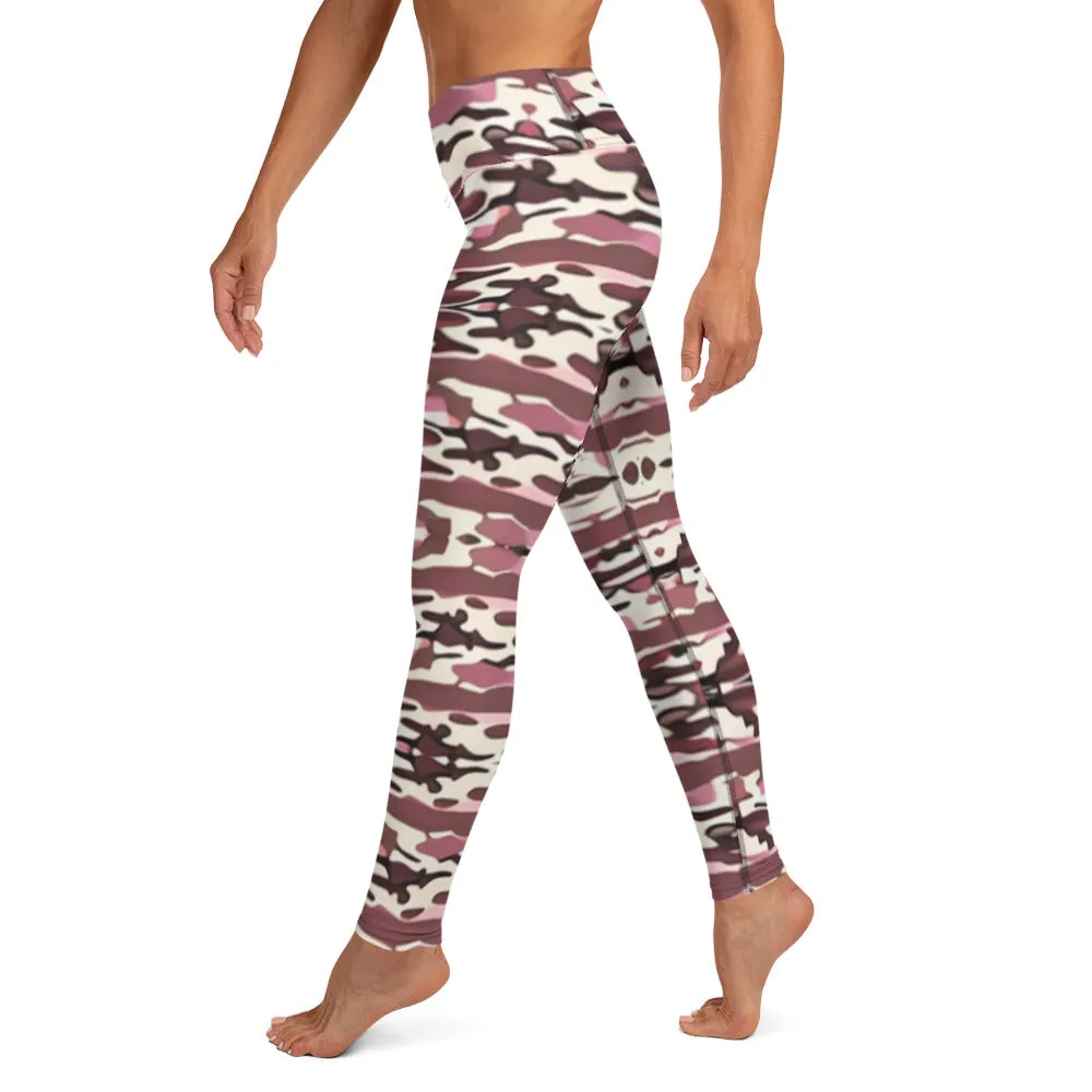 Fashionable Camouflage Yoga Leggings  |   Fitness Goals  & Comfortable