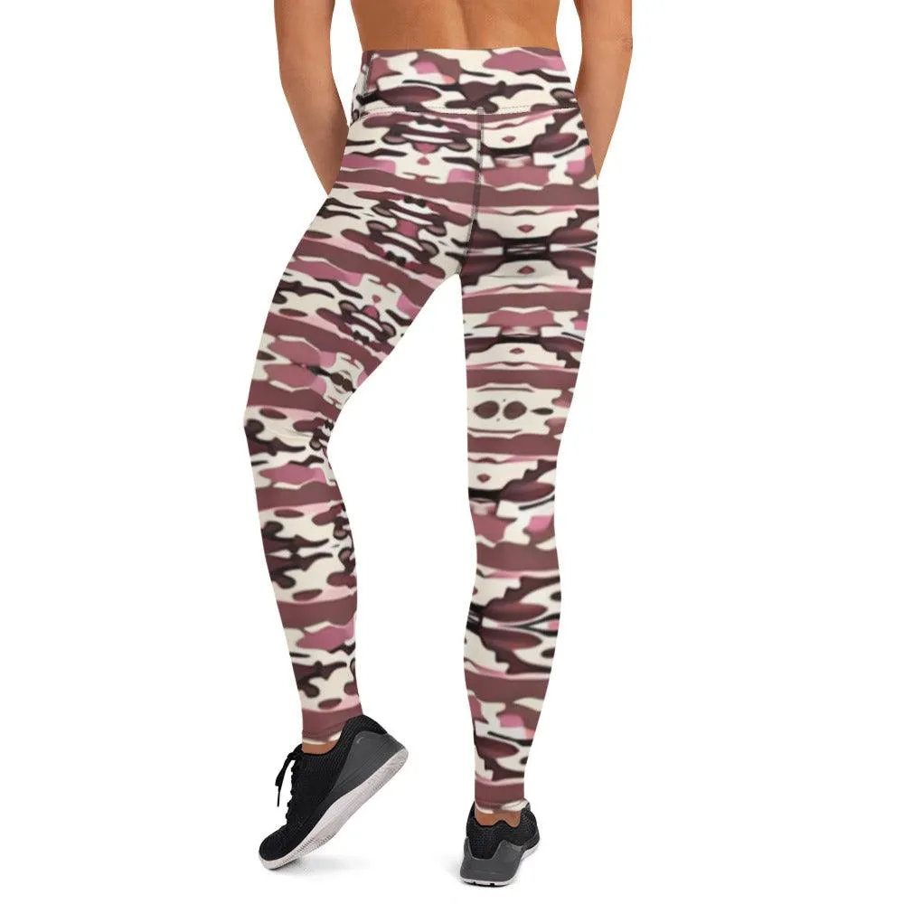 Fashionable Camouflage Yoga Leggings  |   Fitness Goals  & Comfortable