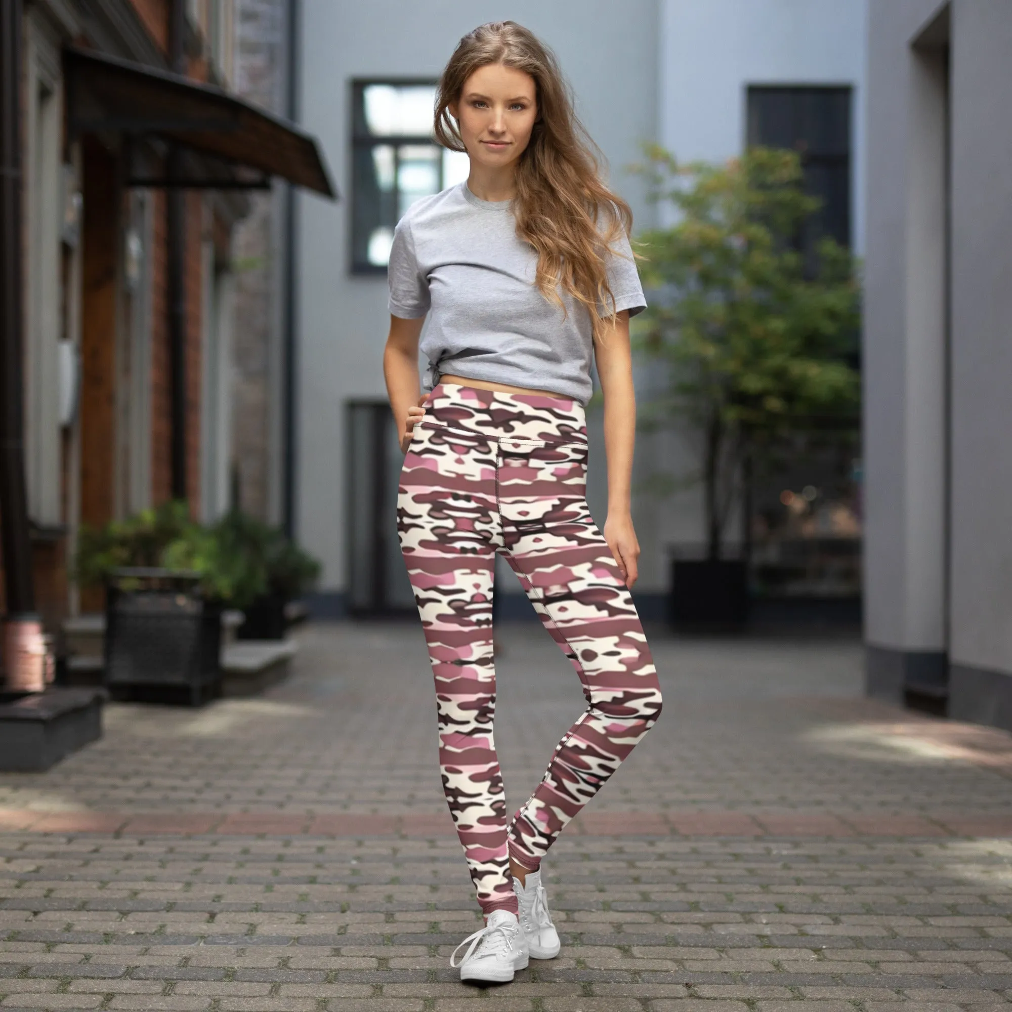 Fashionable Camouflage Yoga Leggings  |   Fitness Goals  & Comfortable