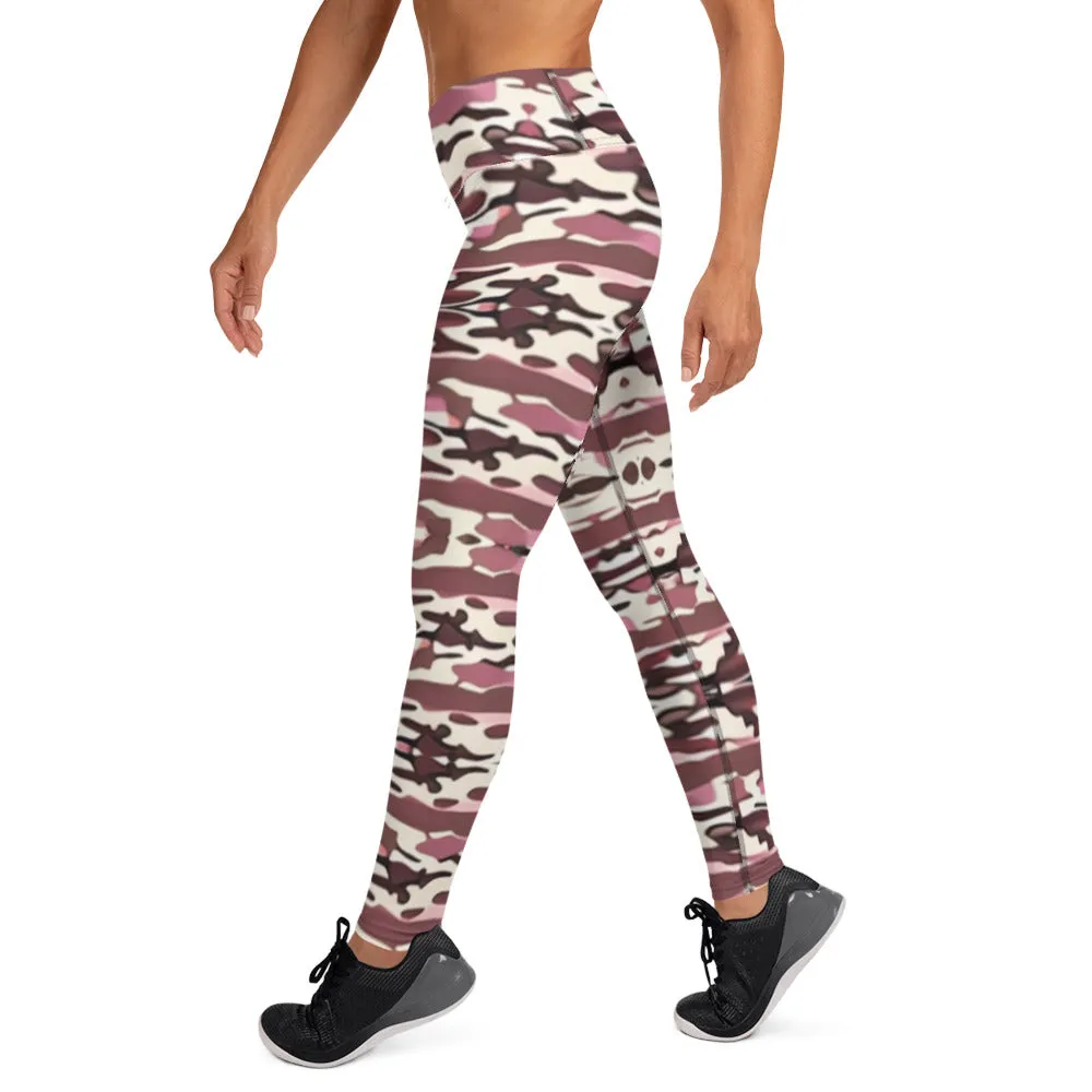 Fashionable Camouflage Yoga Leggings  |   Fitness Goals  & Comfortable