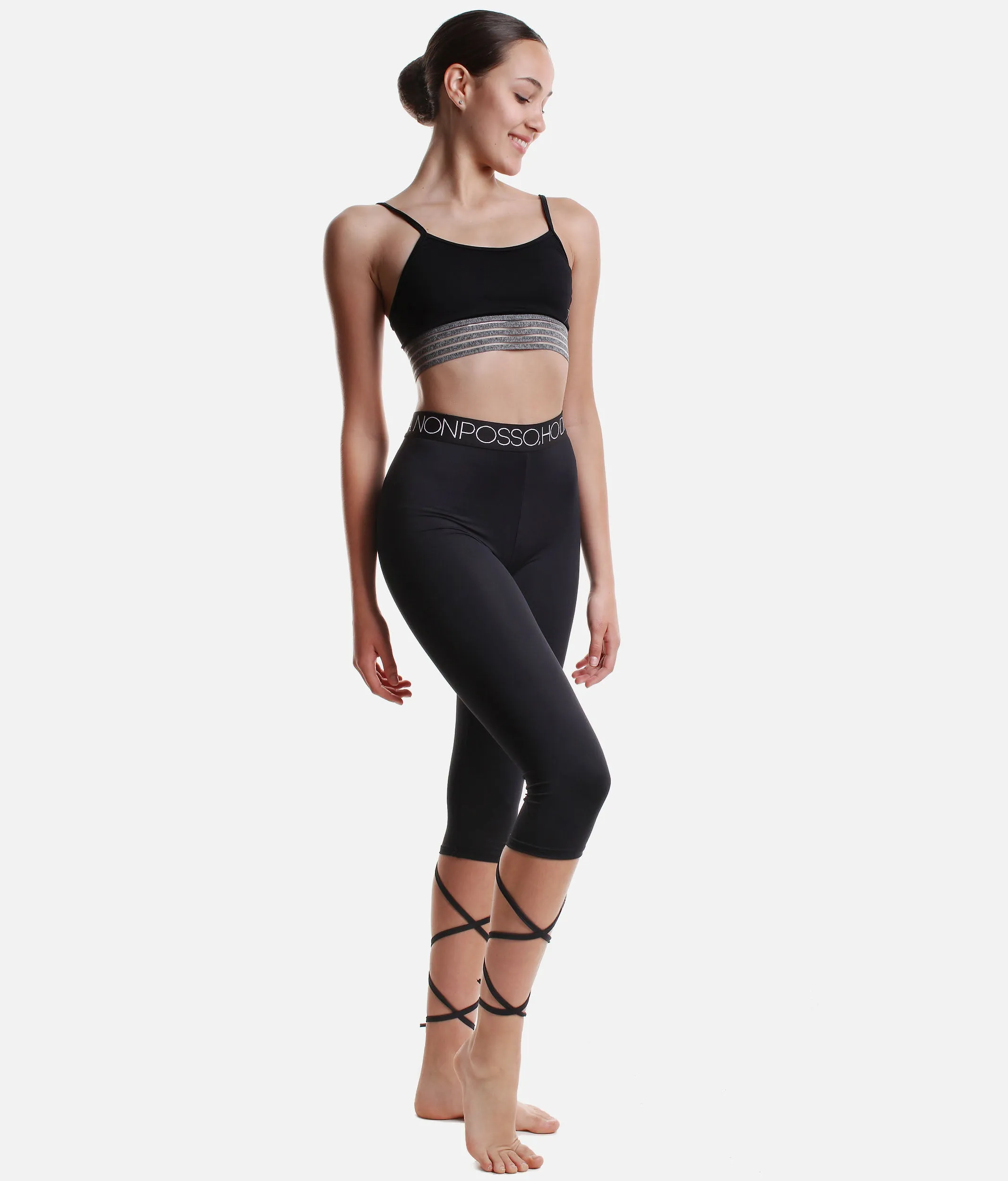Lace-up Dance Leggings - 0107