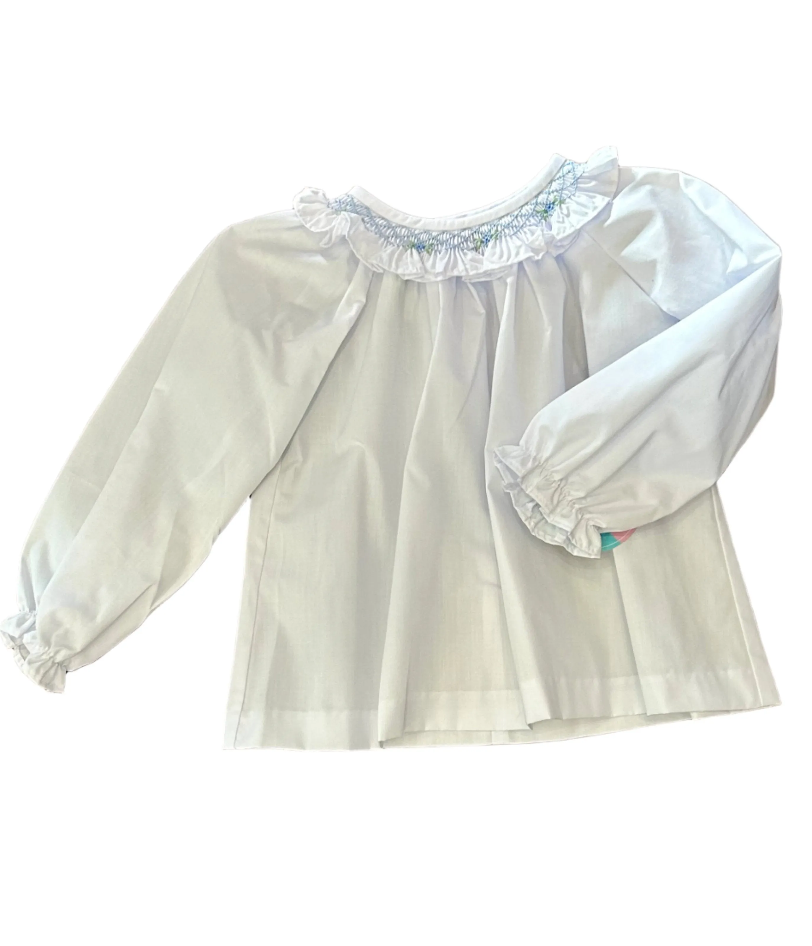 Light Blue Flower Blouse