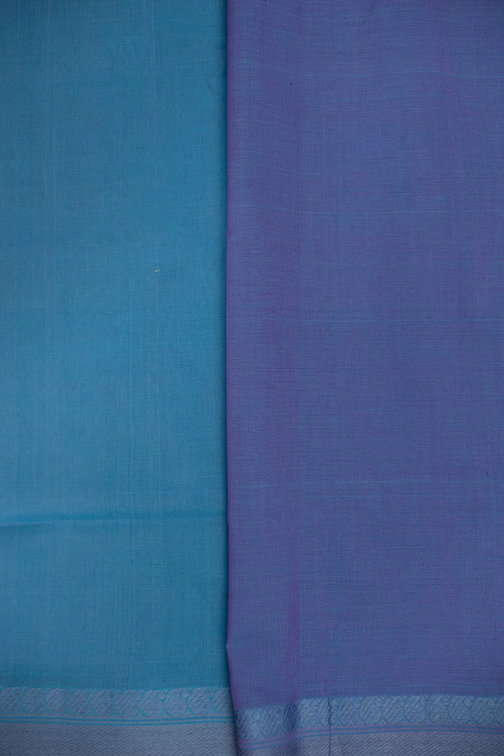 Light Blue Handwoven Cotton saree