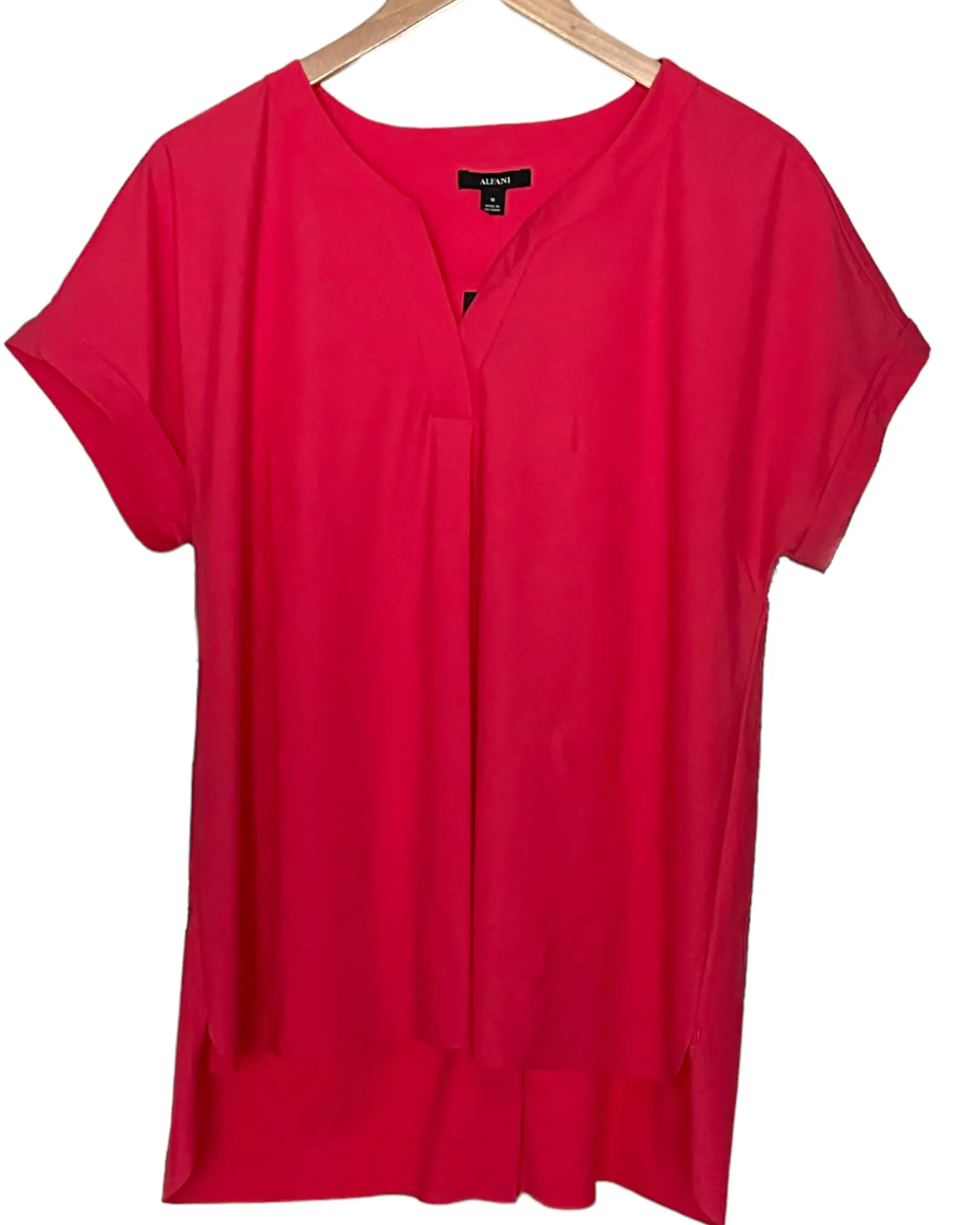 Light Spring Royal Peony Button-Back Blouse