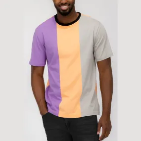 Lilac Color Block Tee