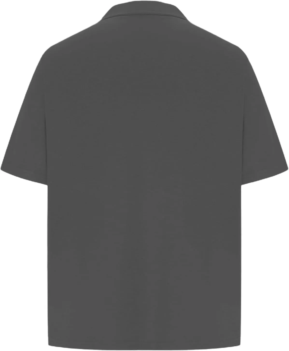 Men's Henley Quarter Zip T Shirt Plus Size Short Sleeve Loose Fit Lapel Breathable Top Quick Dry Gym Travel Work Outfit