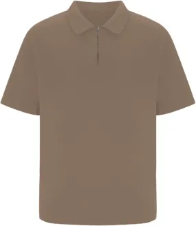 Men's Henley Quarter Zip T Shirt Plus Size Short Sleeve Loose Fit Lapel Breathable Top Quick Dry Gym Travel Work Outfit